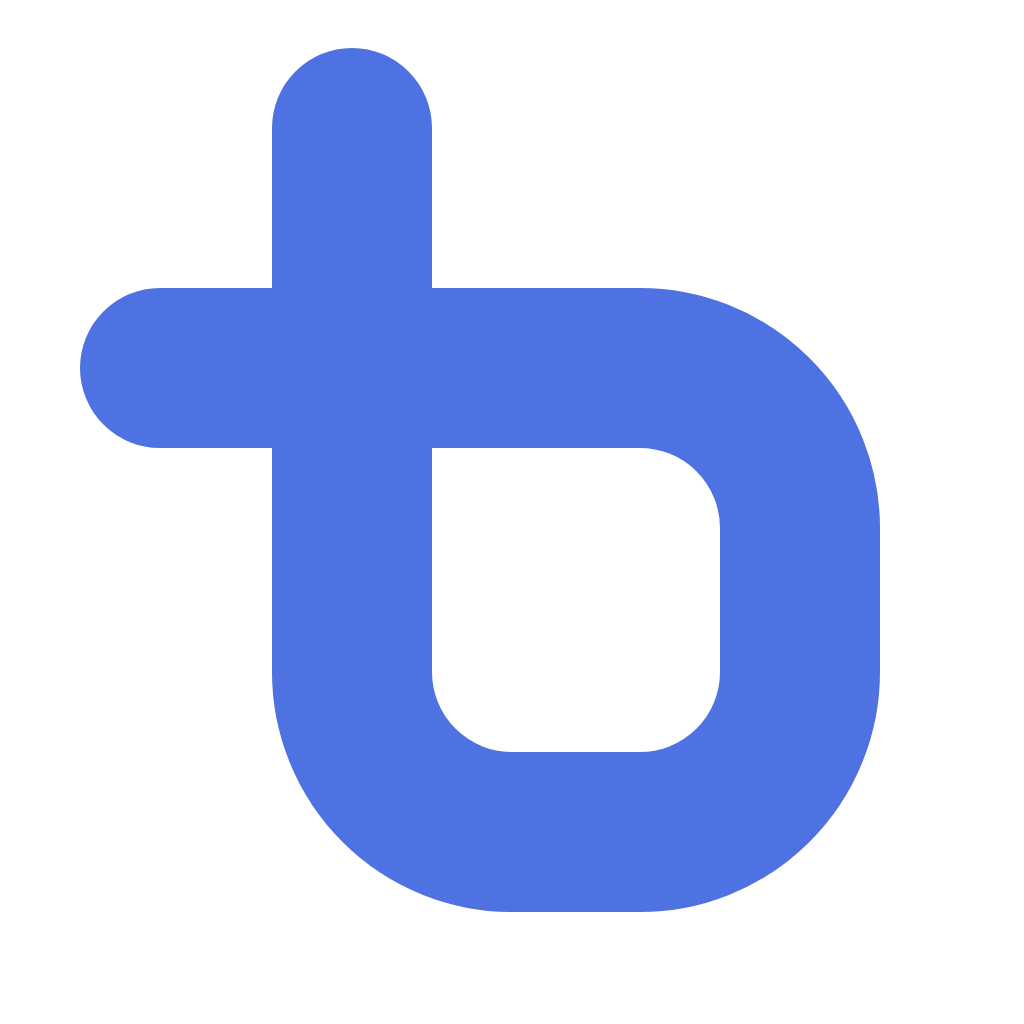 Trailo beeldmerk in accentblauw